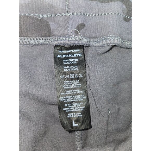 Alphalete Mens Camo Joggers Large Cotton Blend Camouflage - Picture 4 of 8